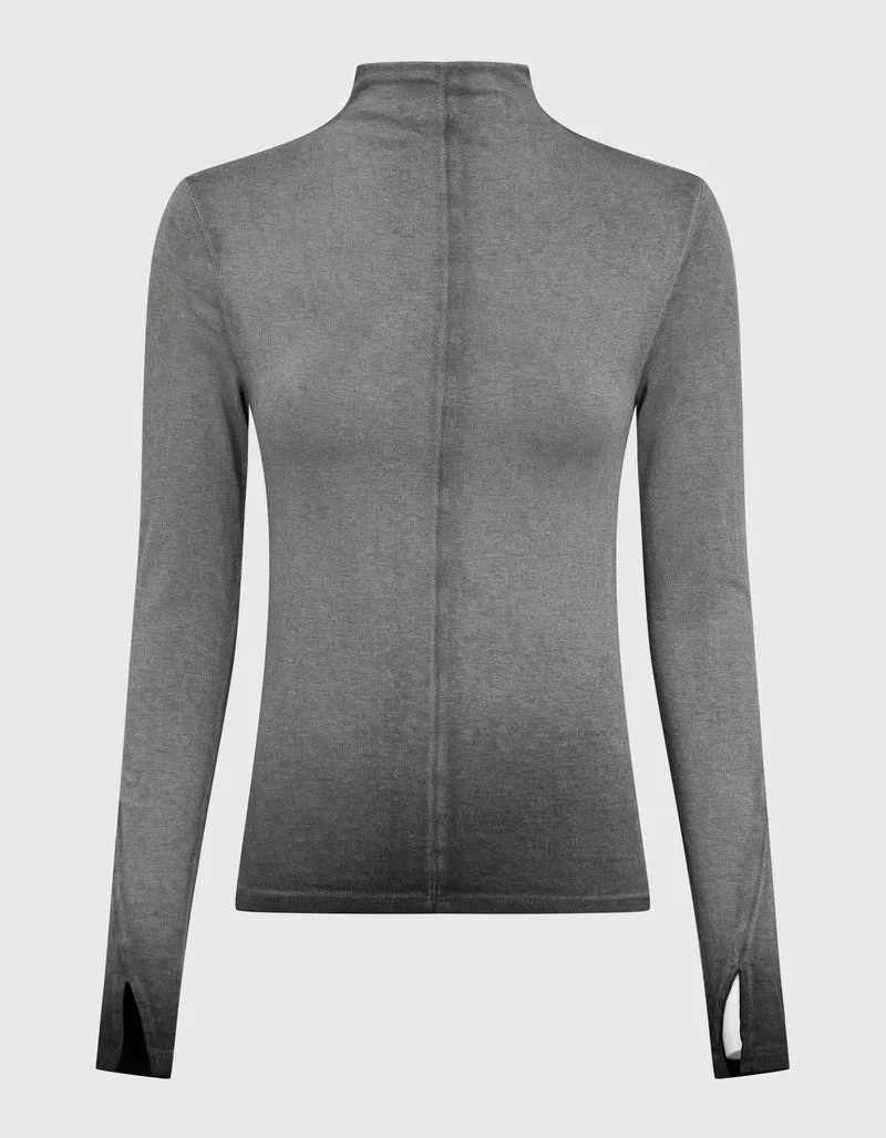 Rollkragen-Longsleeve
