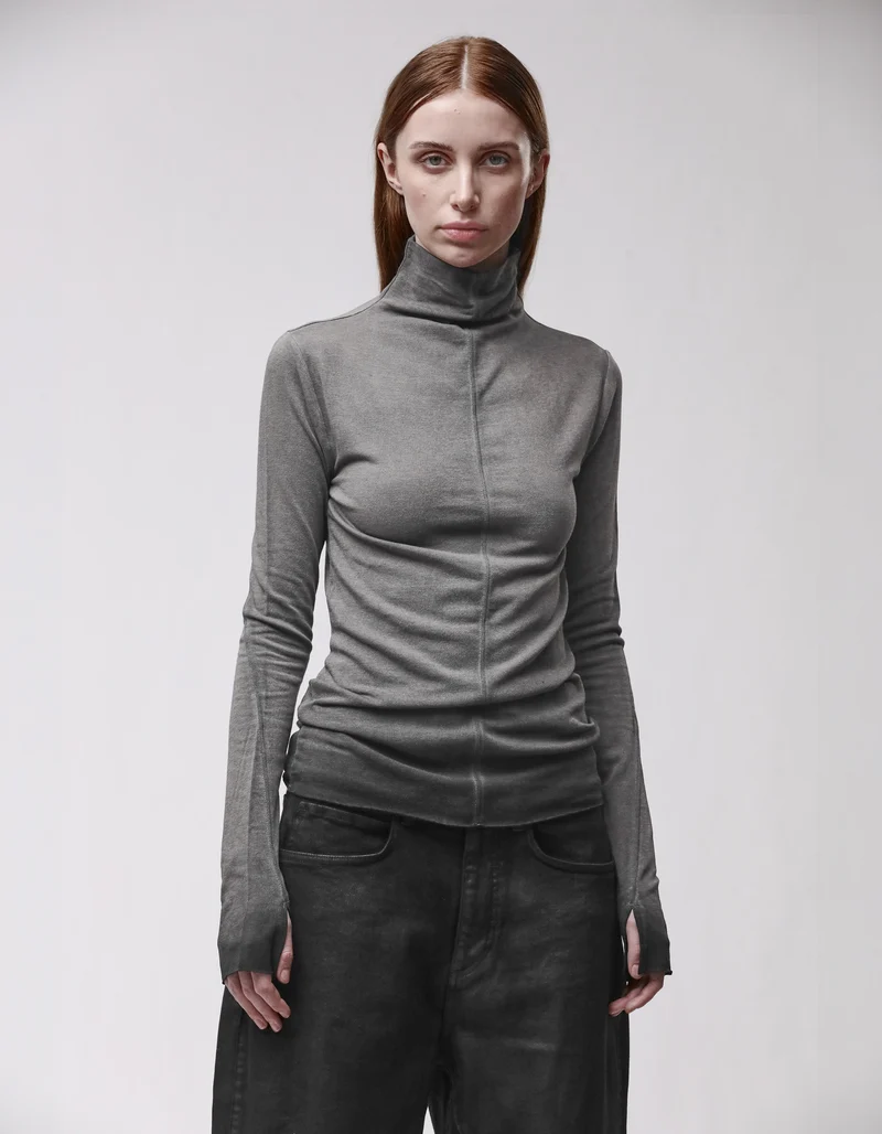 Rollkragen-Longsleeve