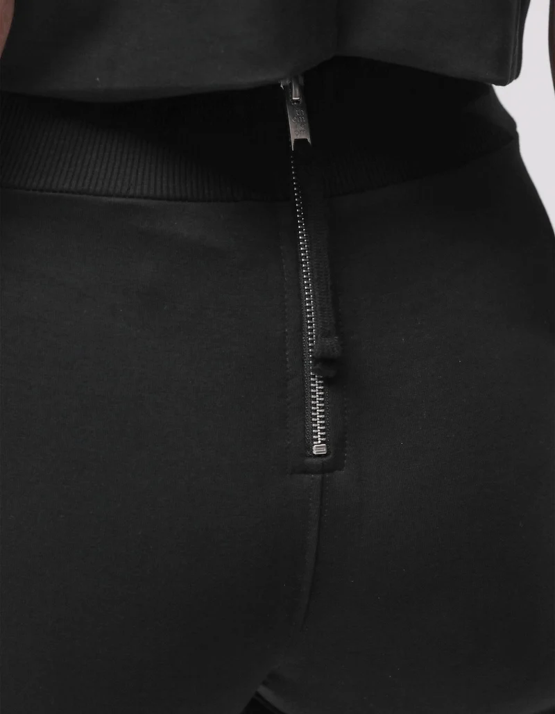 Flared-Leg Hose mit Reißverschluss-Detail
