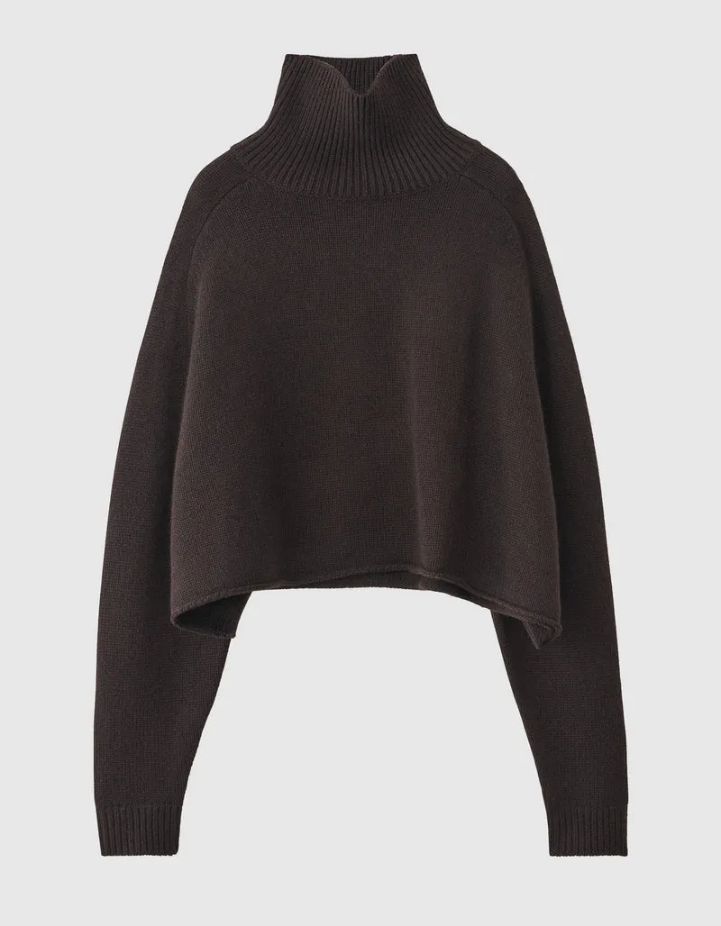 Oversize Kaschmir-Rollkragenpullover Cathie