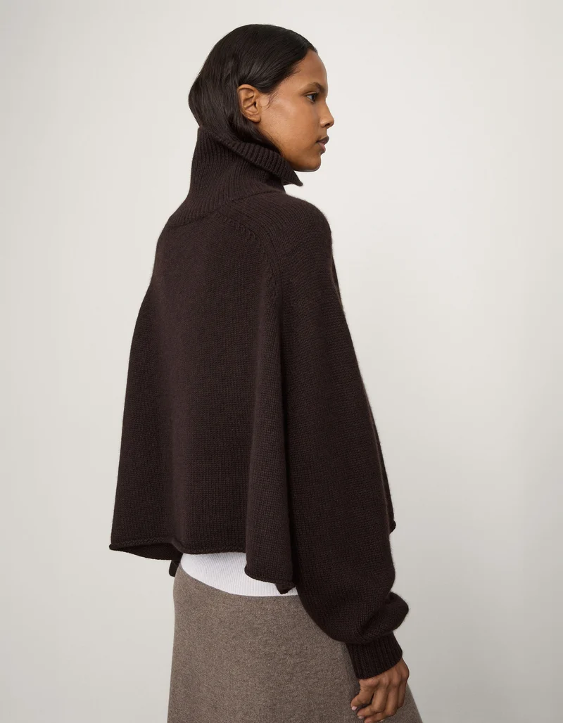 Oversize Kaschmir-Rollkragenpullover Cathie