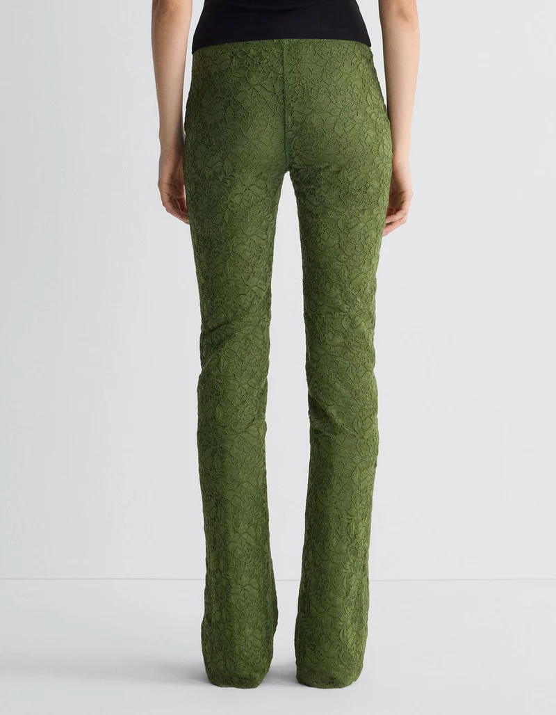 Flared-Leg Spitzen-Hose Kayla