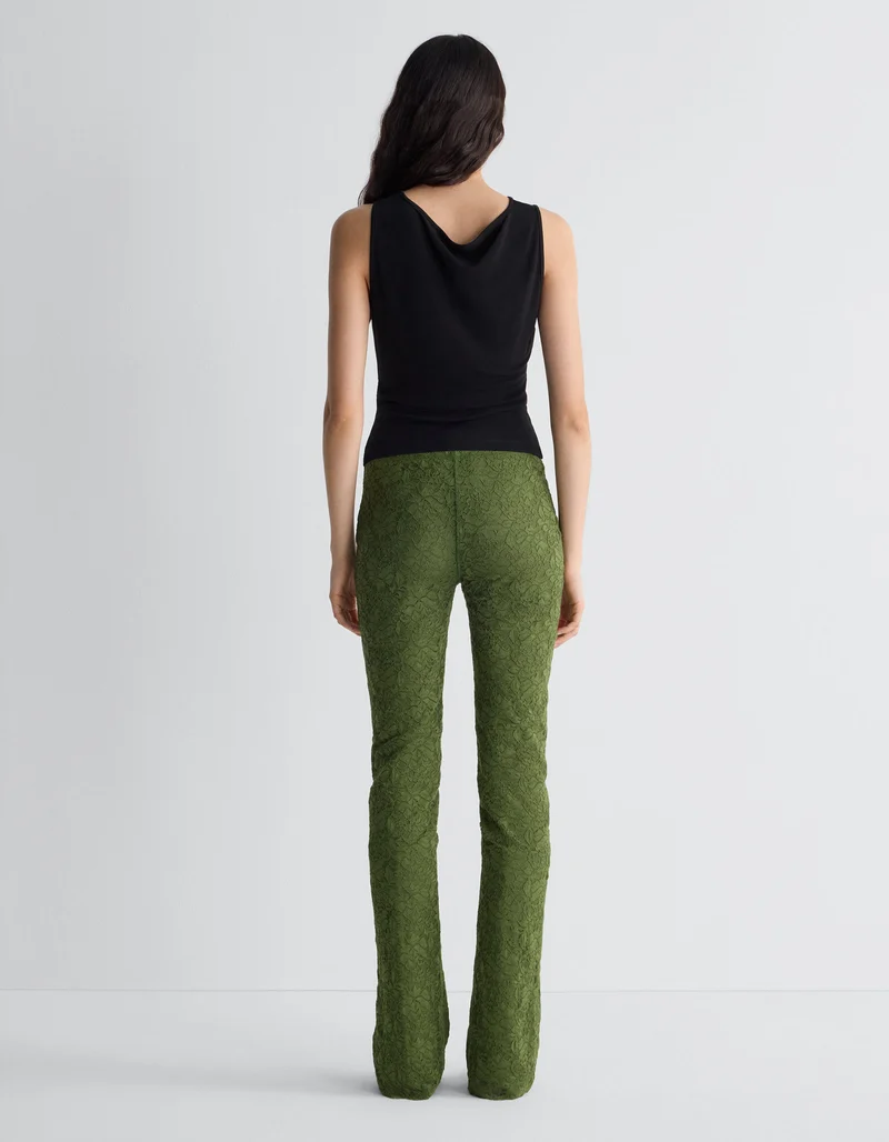 Flared-Leg Spitzen-Hose Kayla