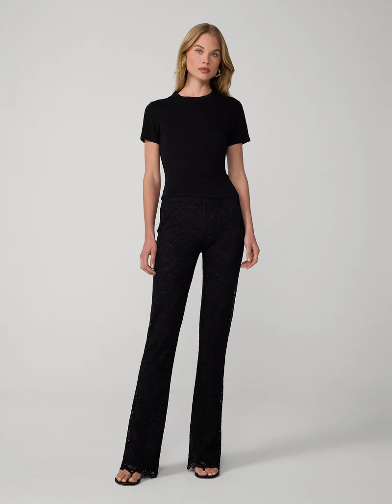 Flared-Leg Spitzen-Hose Kayla