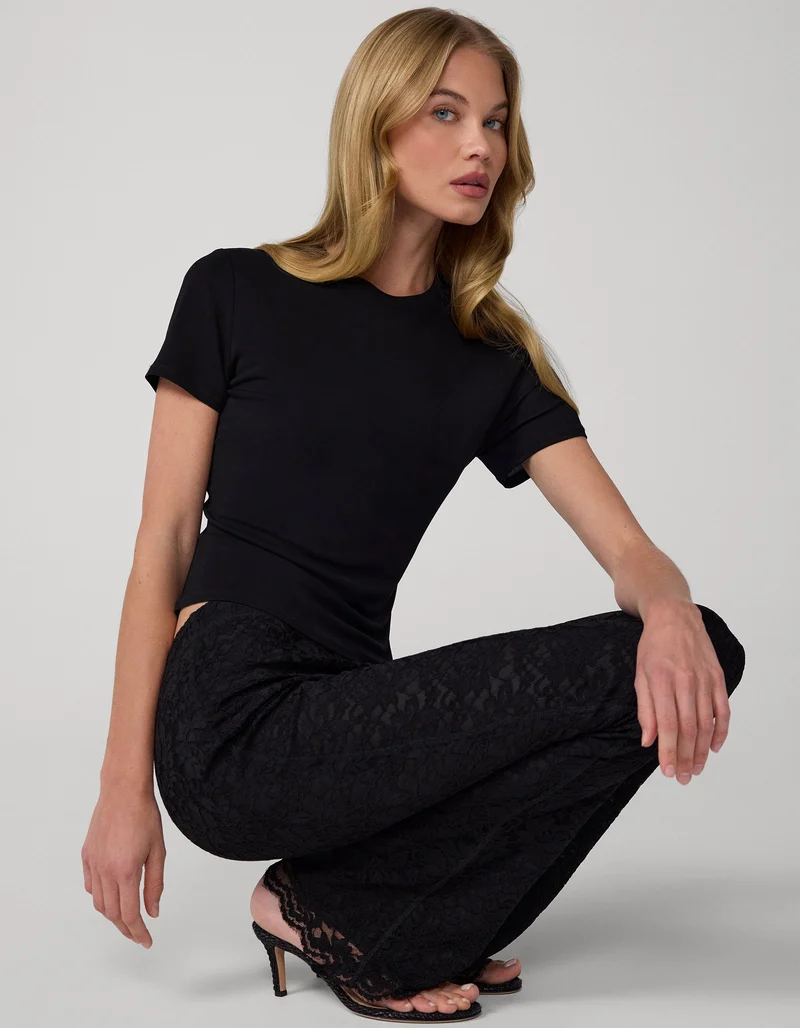 Flared-Leg Spitzen-Hose Kayla