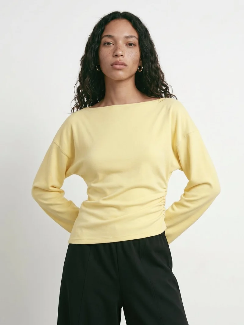 Hypedrop Longsleeve-Top Hdyuri Draped in Anise Flower