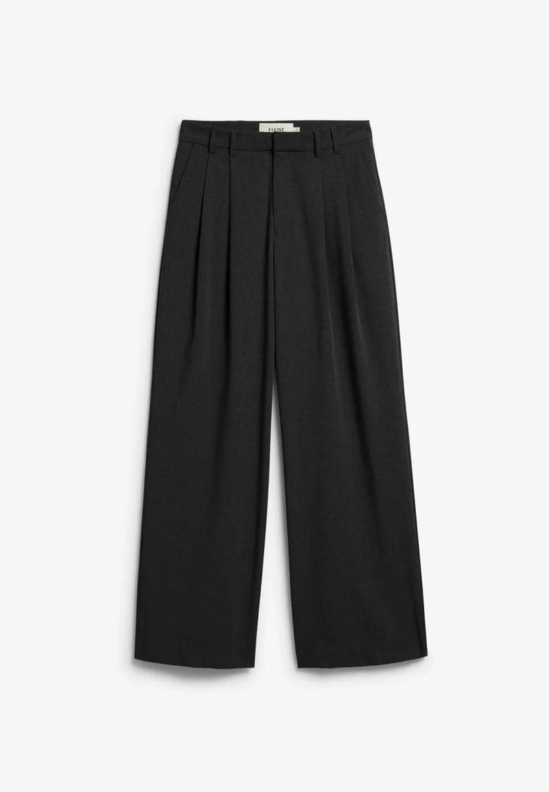 Elvine Damen Hose Dilay Herringbone in Schwarz