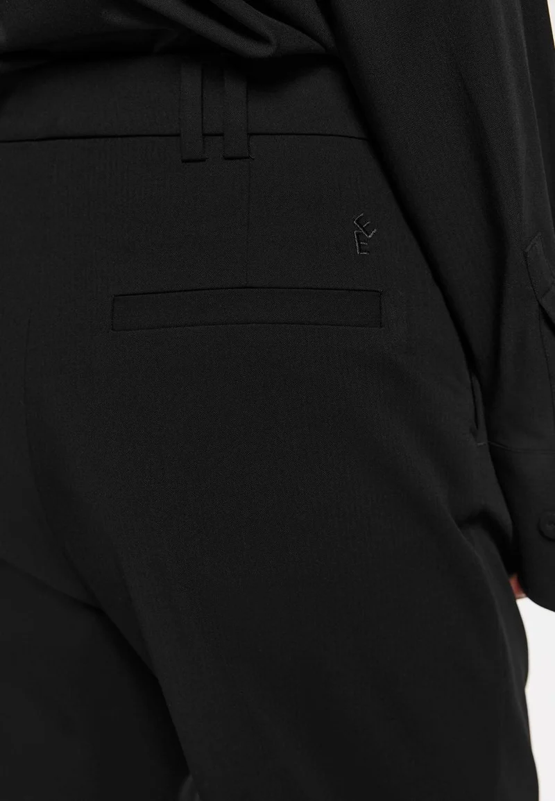 Elvine Damen Hose Dilay Herringbone in Schwarz