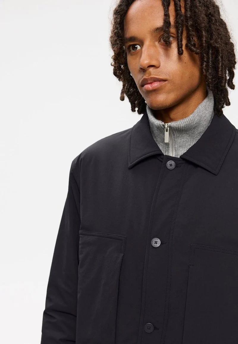 Elvine Herren Jacke Bernt Nylon Stretch in Schwarz