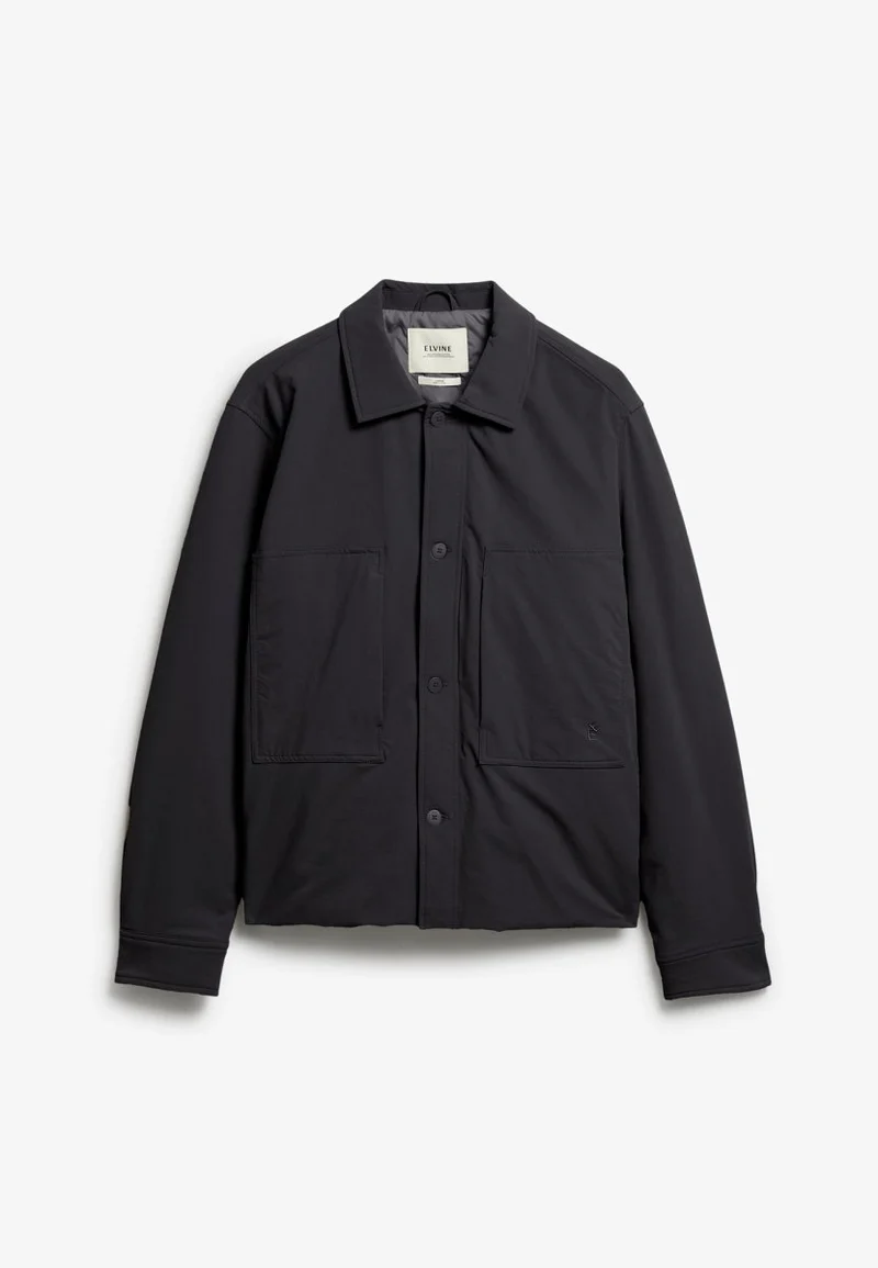 Elvine Herren Jacke Bernt Nylon Stretch in Schwarz