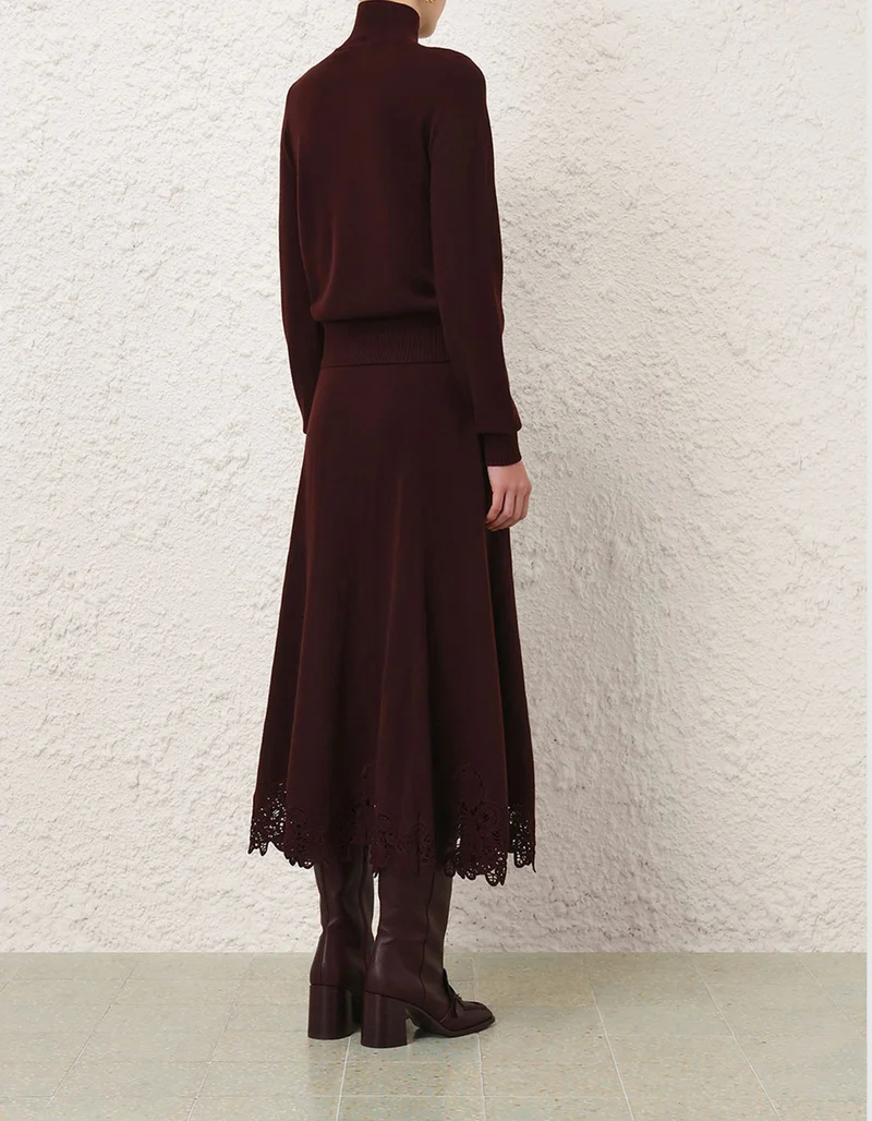 Midi-Rock Valiant Merino Lace