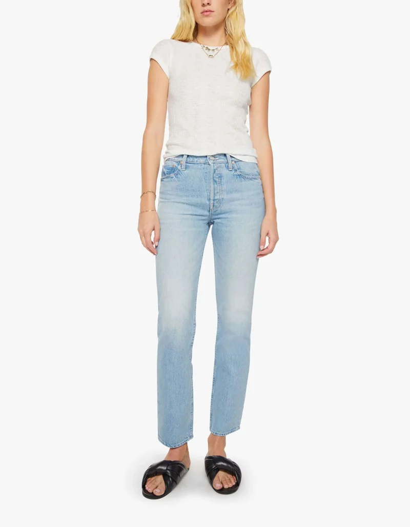 High-Waist Straight-Leg Jeans The Tomcat Skimp