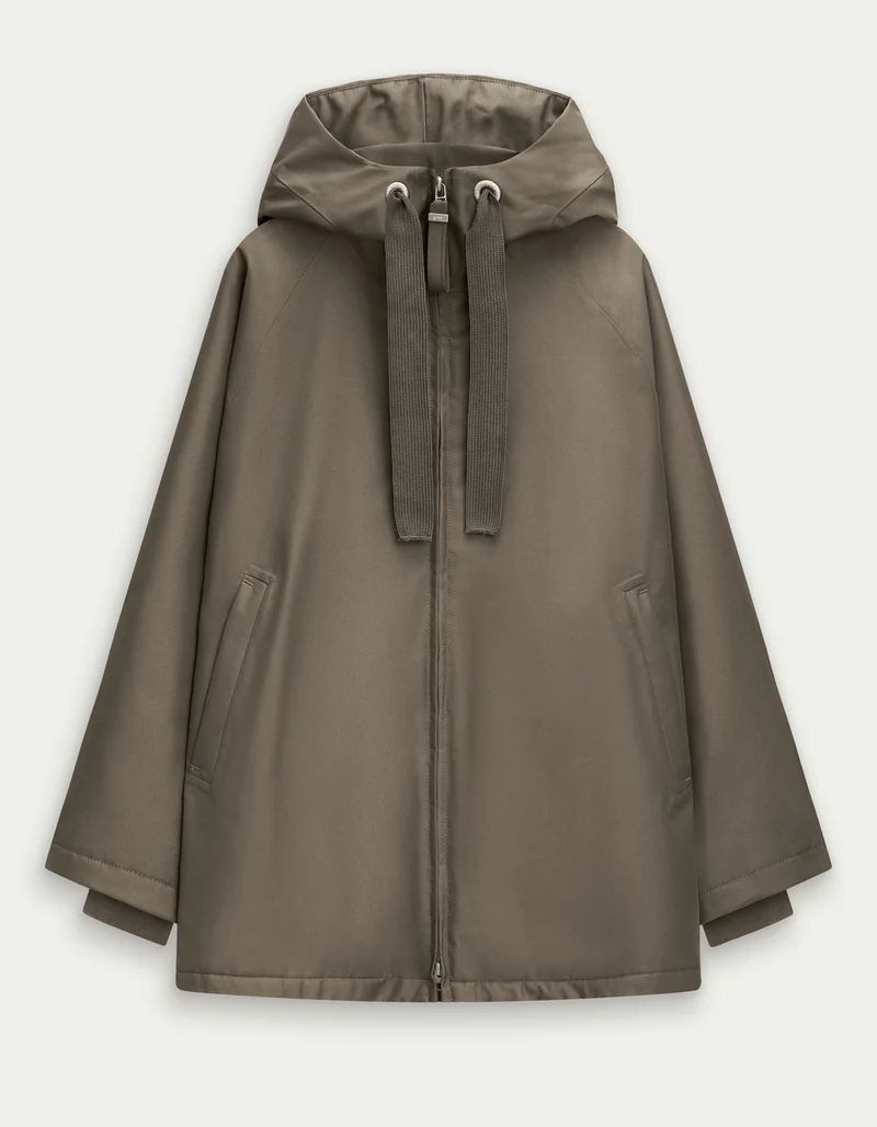 Jacke Pure mit Kapuze
