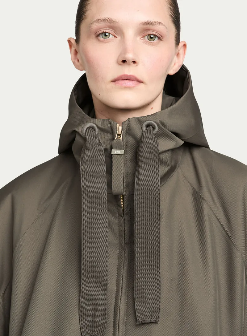 Jacke Pure mit Kapuze