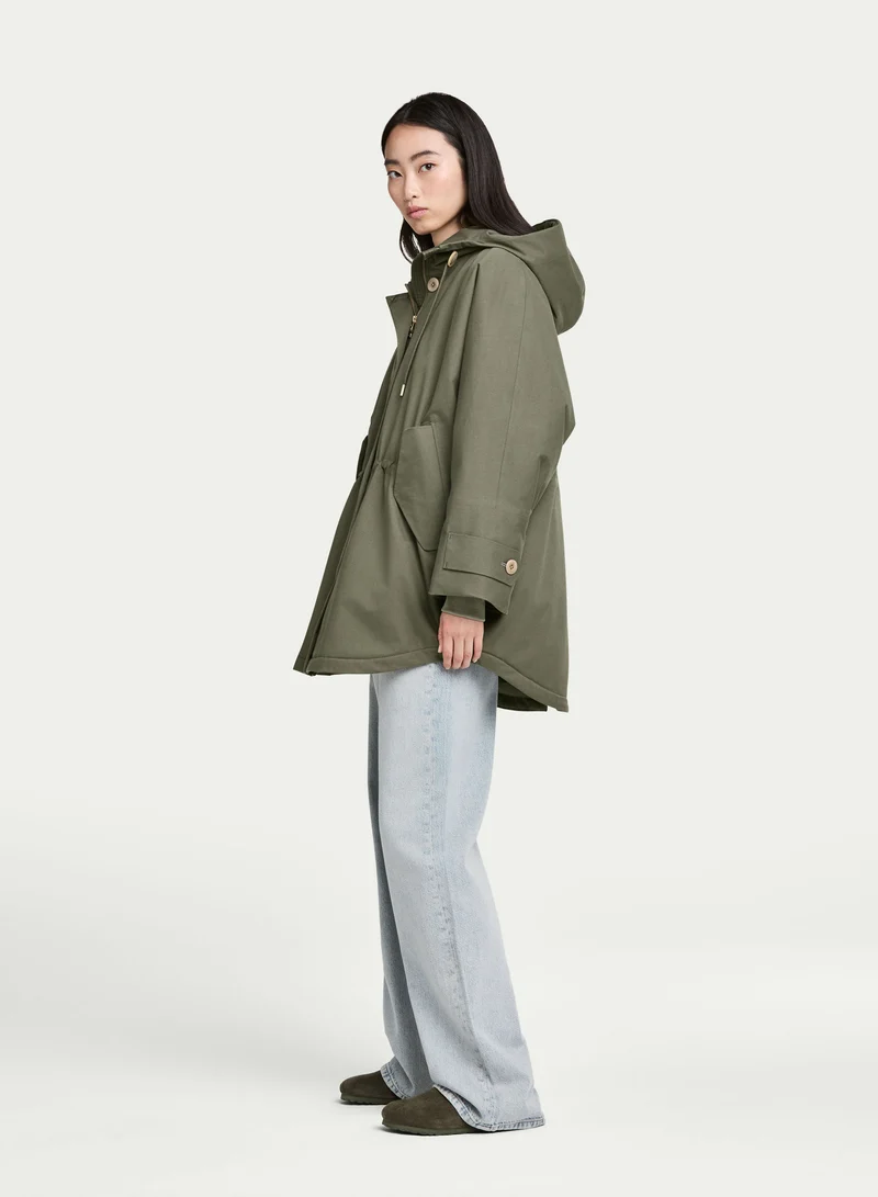 Wattierte Jacke Feli mit Kapuze