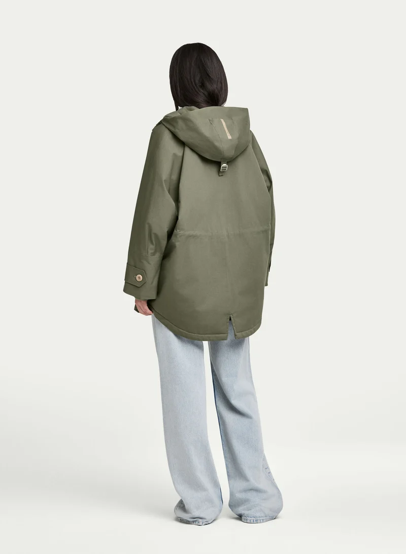 Wattierte Jacke Feli mit Kapuze