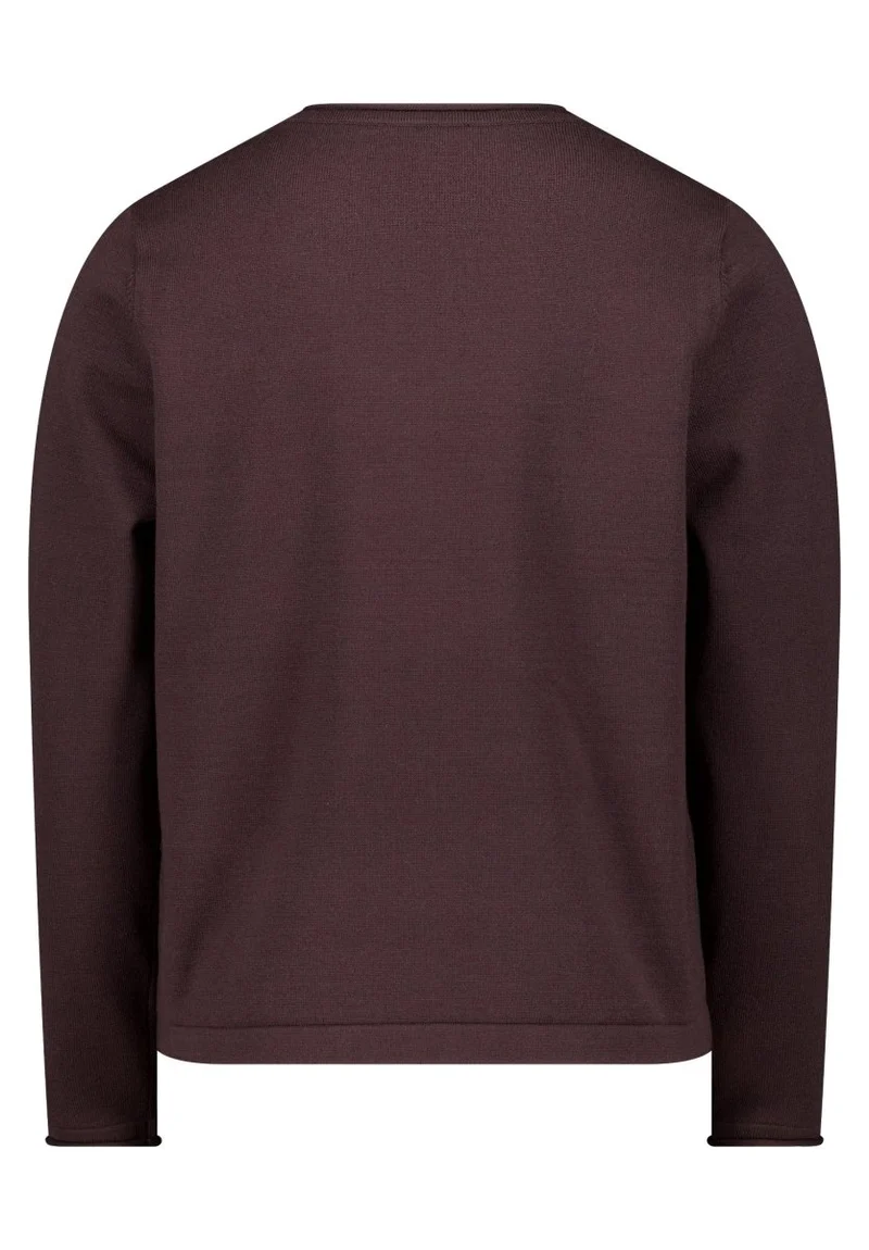Cartoon Strickpullover Kurz 1/1 Arm Kaffeeschwarz