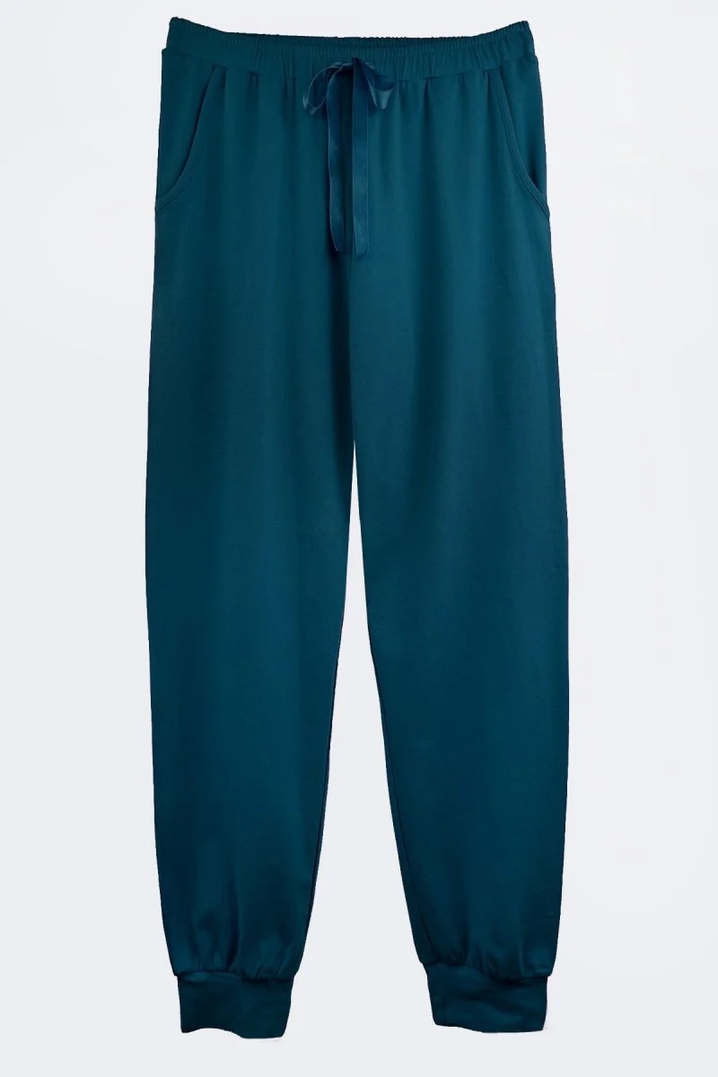 Nina von C. Jogging Pants Damen Océan – Homewear-Hose