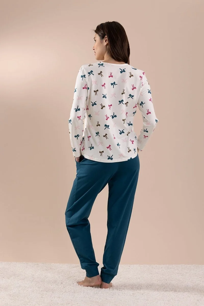 Nina von C. Langarm Shirt Damen Original – Homewear-Shirt