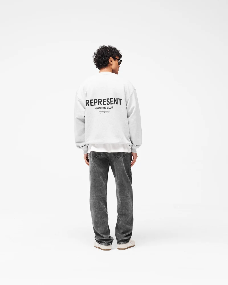 Represent Owners Club Sweater - Ash Grey