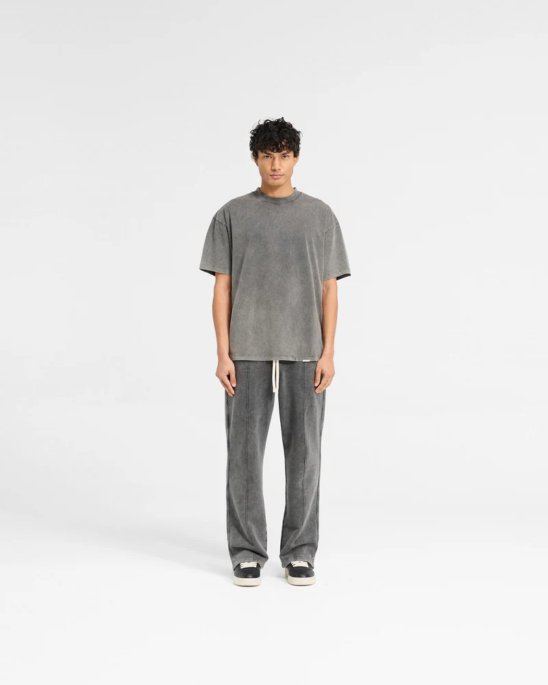 Initial Oversized T-Shirt - Vintage Grey