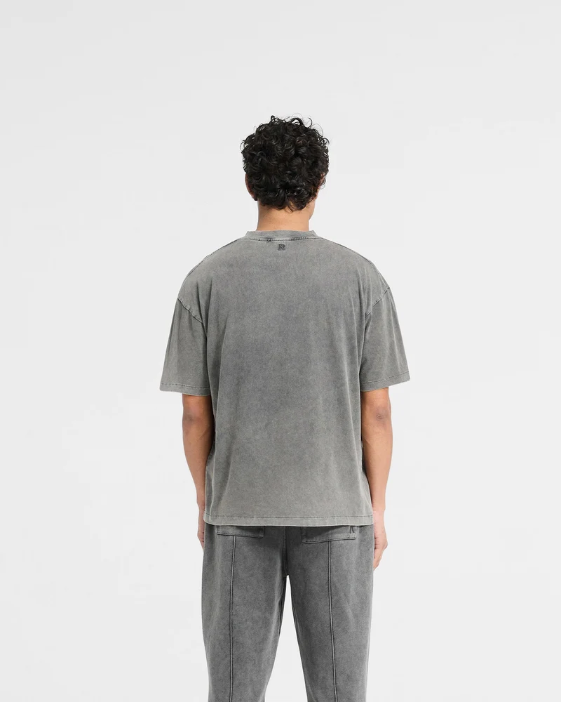 Initial T-Shirt - Vintage Grey