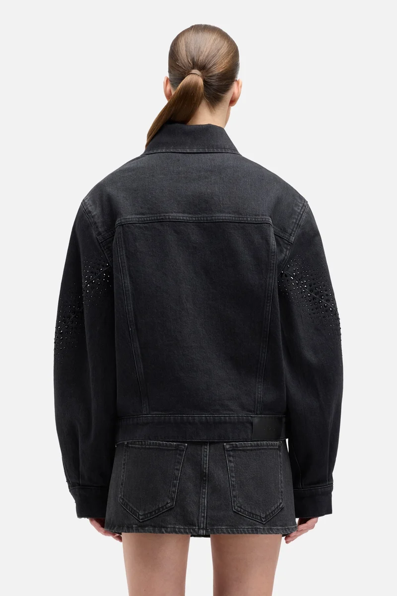 MANKIND Twisted Trucker Jacket in Thunderstorm