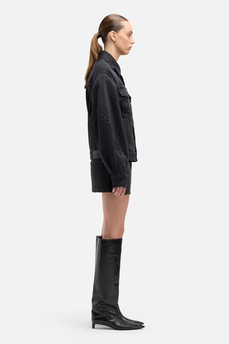 MANKIND Twisted Trucker Jacket in Thunderstorm