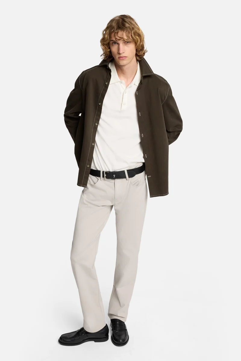 Luxe Performance Knit The Straight In Stone
