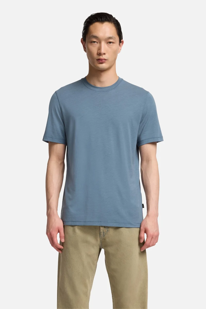 Lyocell Crewneck Tee in Titan