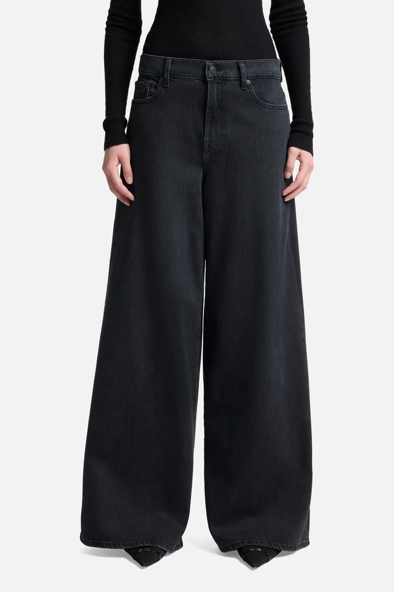 MANKIND Marie Wide Leg in Thunderstorm