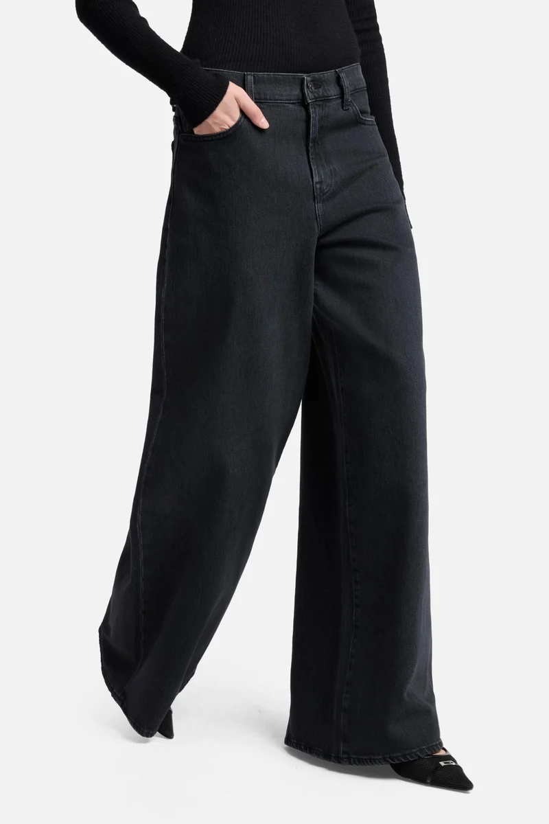 MANKIND Marie Wide Leg in Thunderstorm