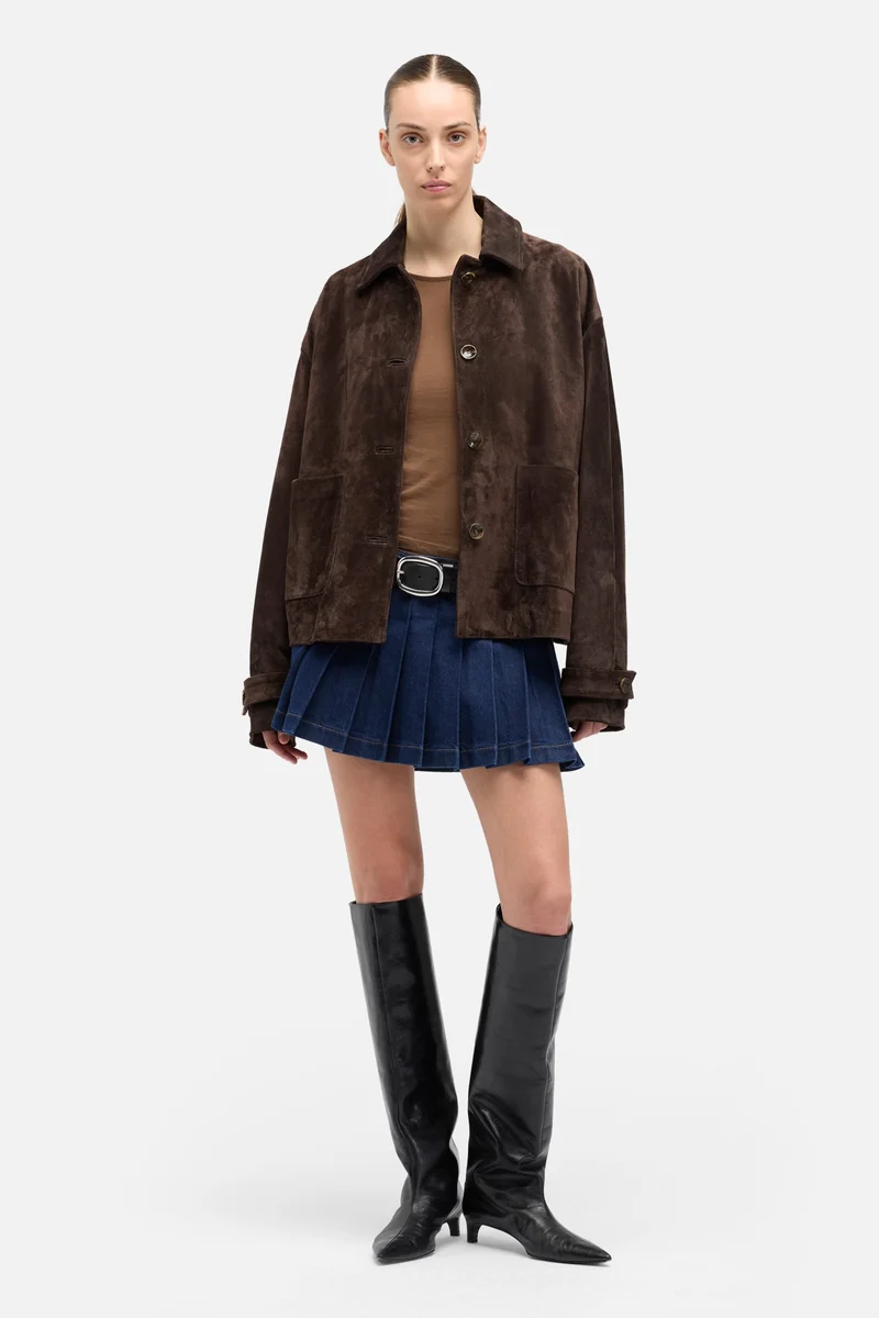 MANKIND Pleated Mini Skirt in Franklin