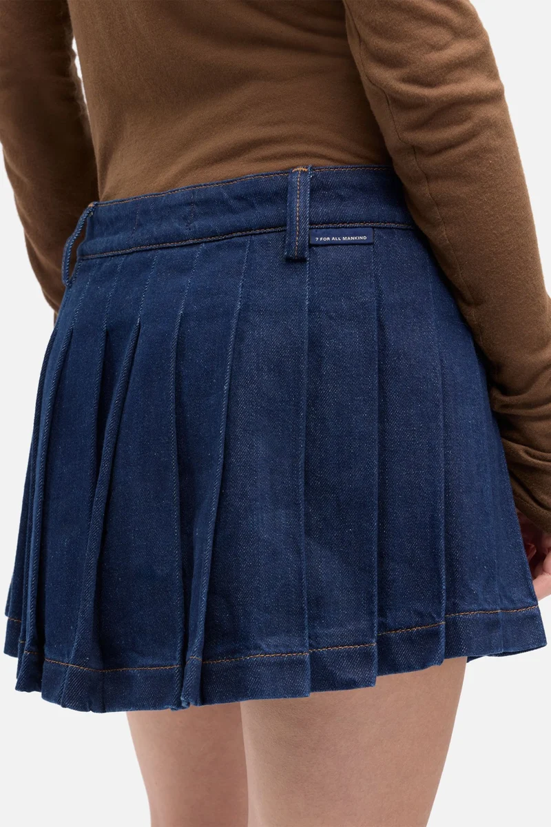 MANKIND Pleated Mini Skirt in Franklin
