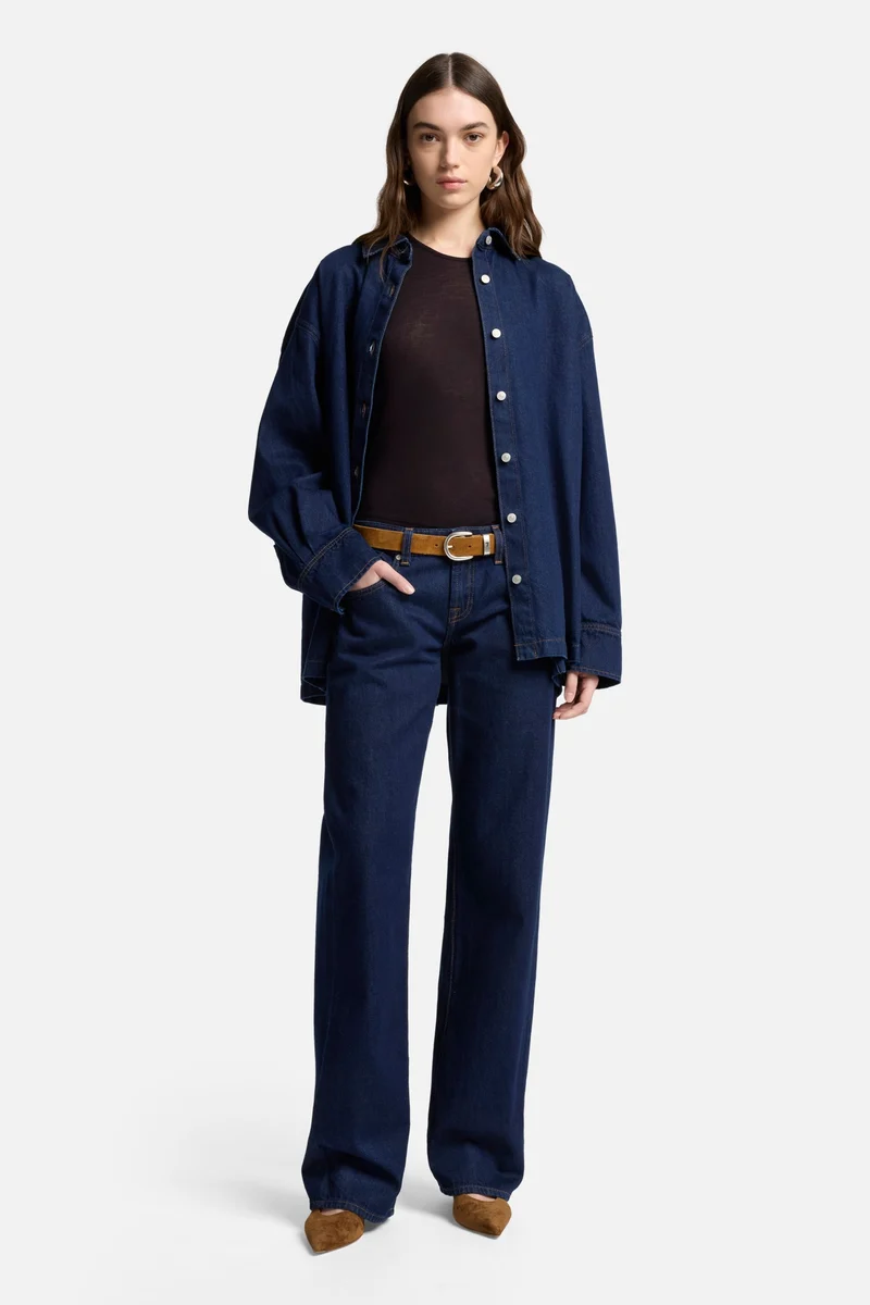 MANKIND Pleated Overshirt in Franklin