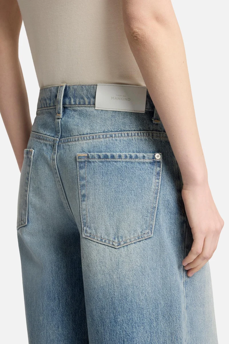 Marie Wide Leg in Coated Midland