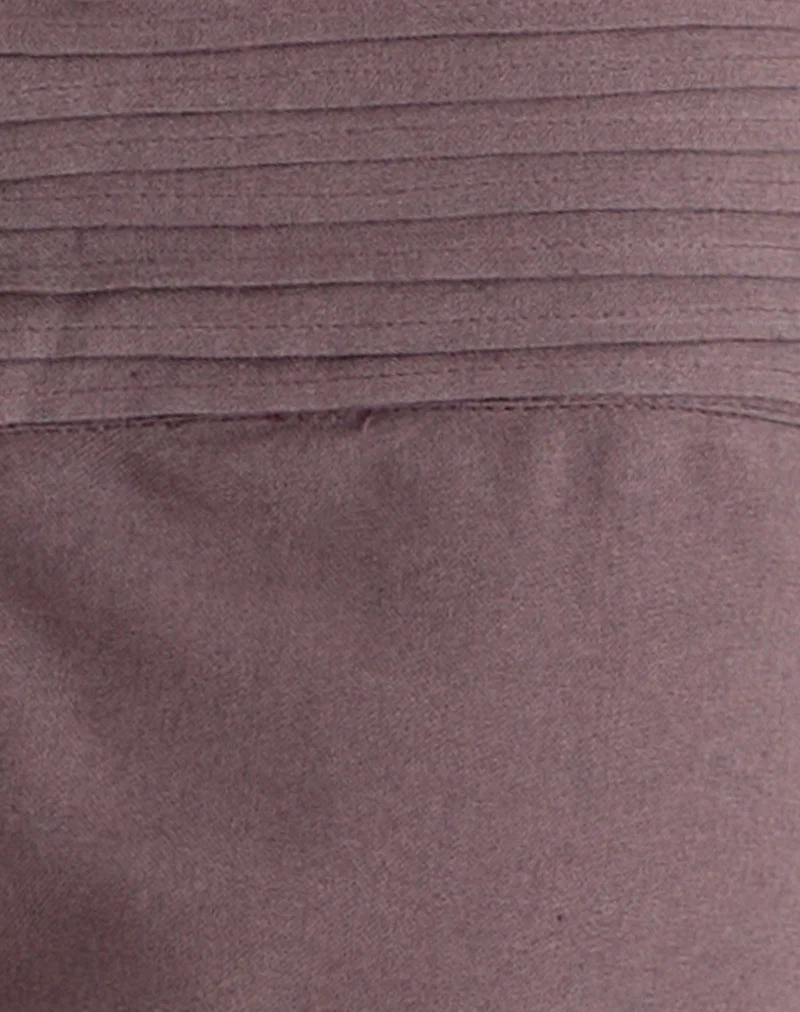 Hose „Sadasi“ aus Leinen in Deep Taupe