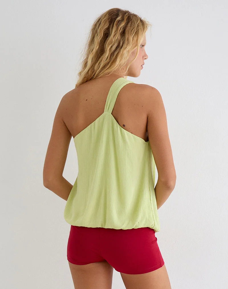 Nox Top in Crinkle Pistachio