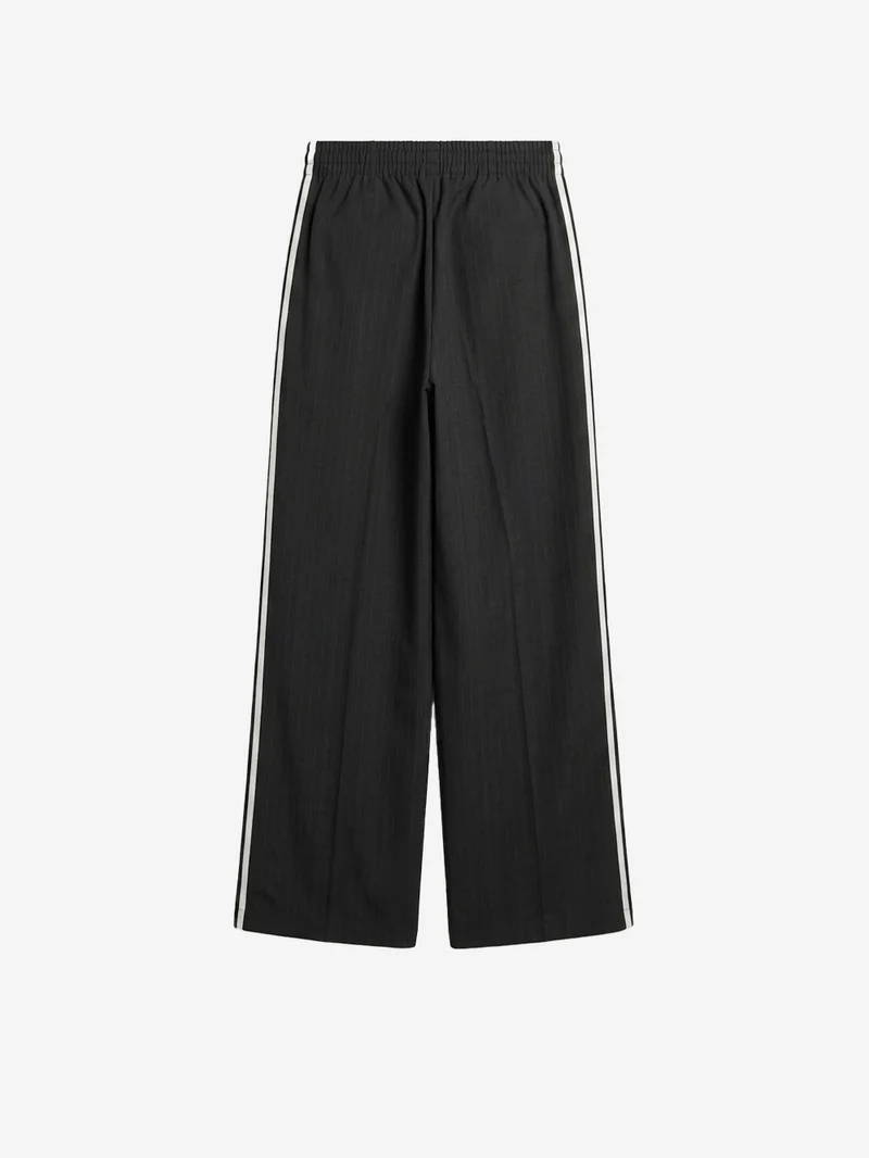 Pantaloni track a quadri loose