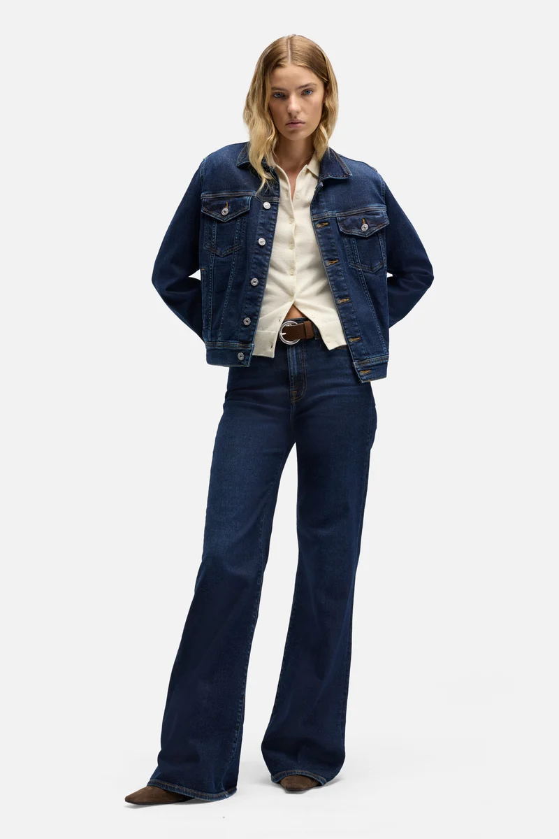 ADI TRUCKER JACKET in Luxe Vintage Bluecrest