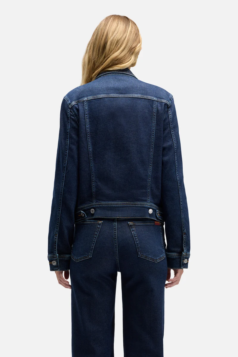 ADI TRUCKER JACKET in Luxe Vintage Bluecrest