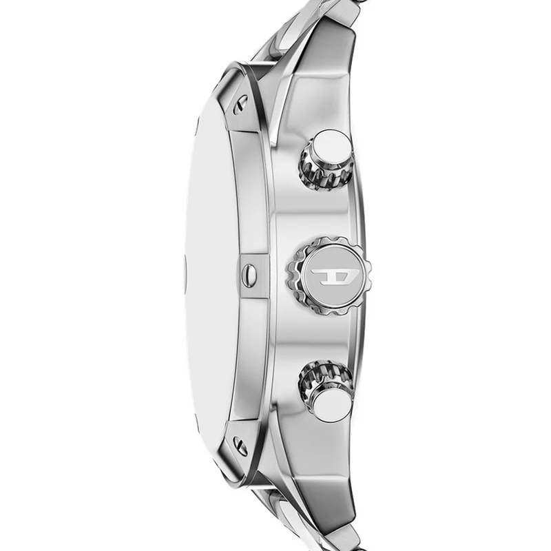 Diesel Spiked Round Black Dial Watch DZ4709