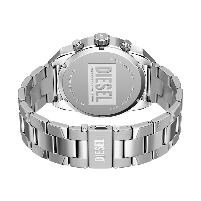 Diesel Spiked Round Black Dial Watch DZ4709