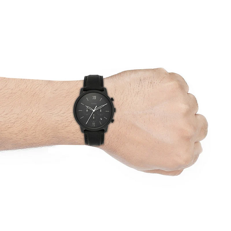 Fossil Neutra Chrono Chronograph Schwarze Herrenuhr FS5503