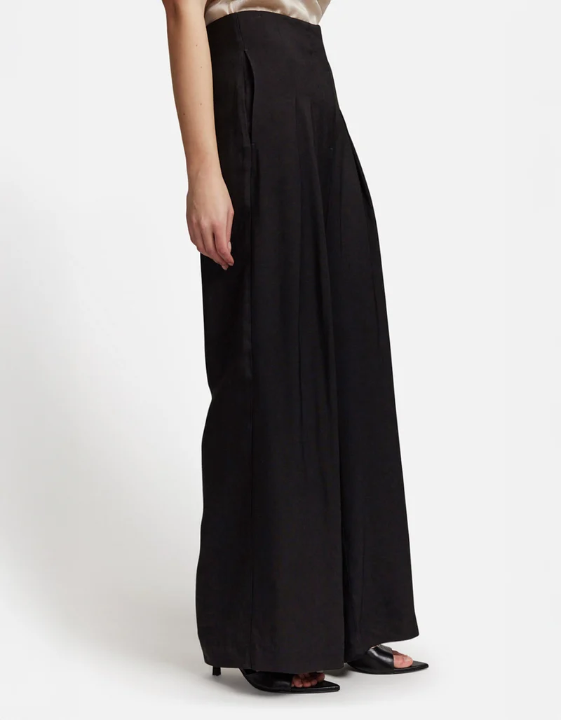 High-Waist Wide-Leg Hose Pats