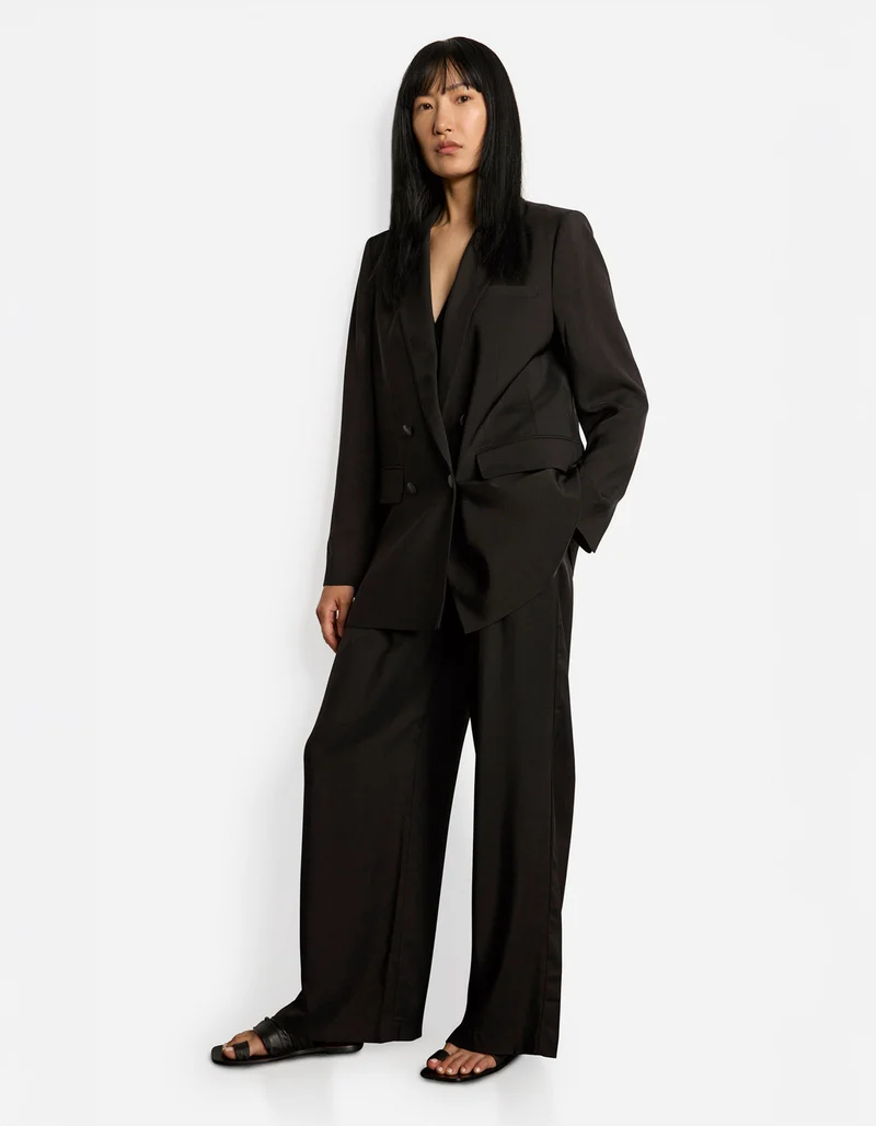 High-Waist Wide-Leg Hose Pats