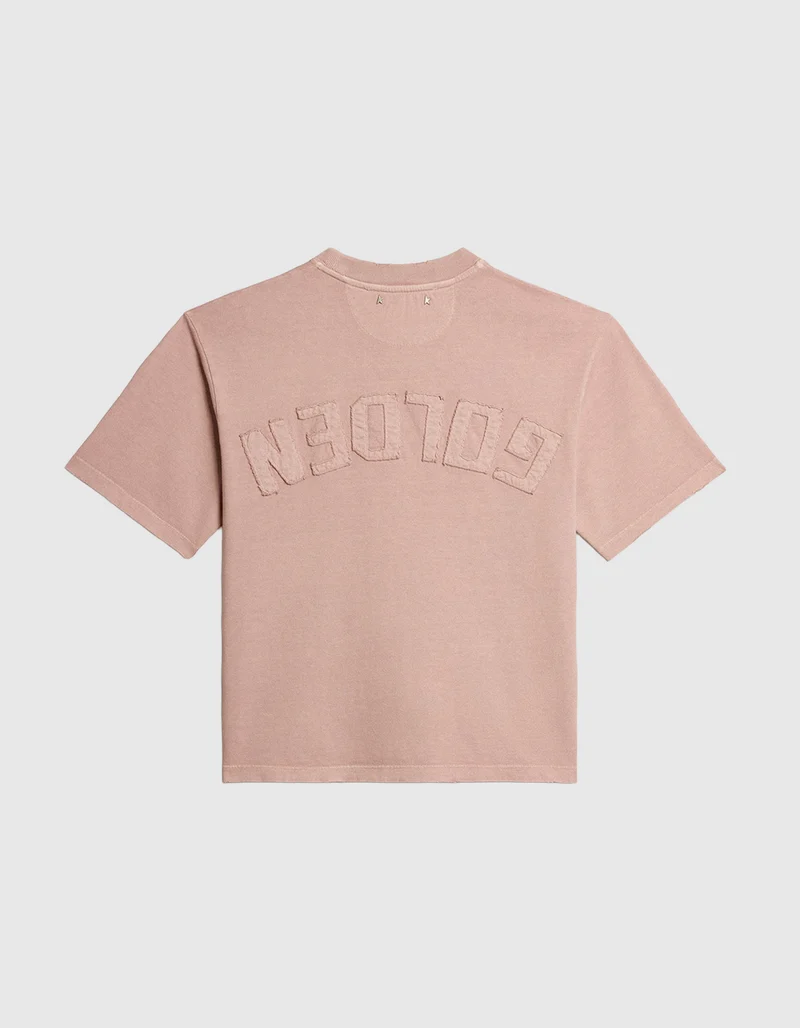 Boxy Fit T-Shirt mit Logo auf der Rückseite