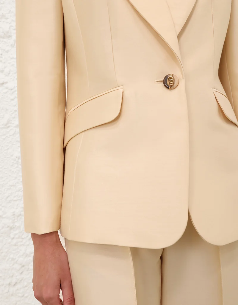 Woll-Seide Blazer Luna Single