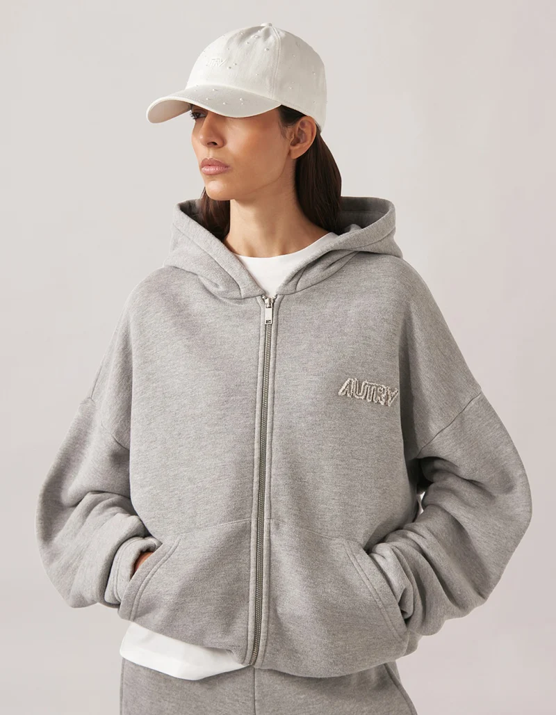 Zip-Hoodie mit Logo
