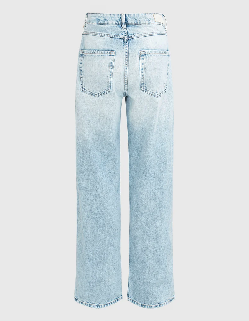 Destroyed Wide-Leg Jeans Bea